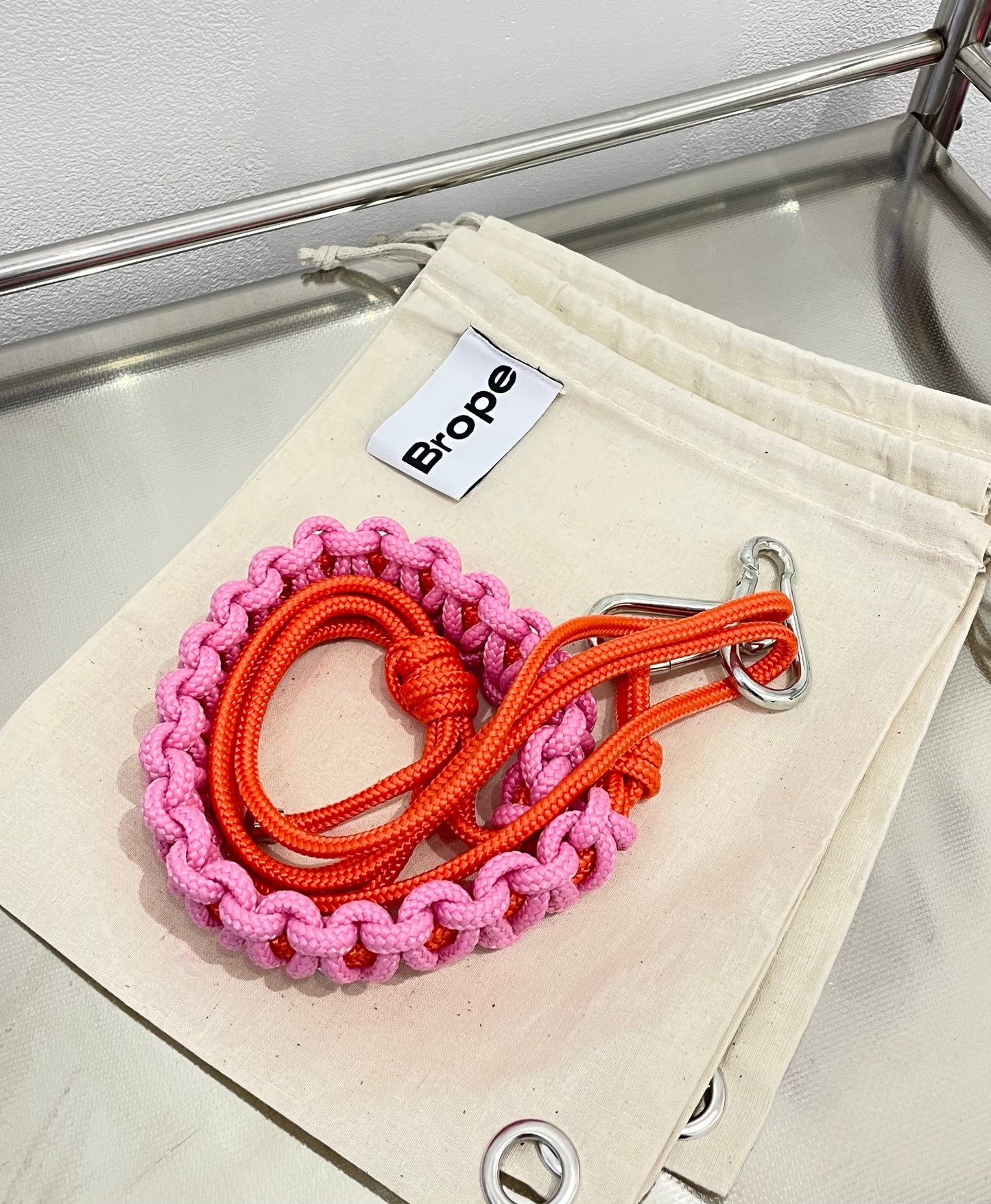 Brope Bag / Orange and pink
