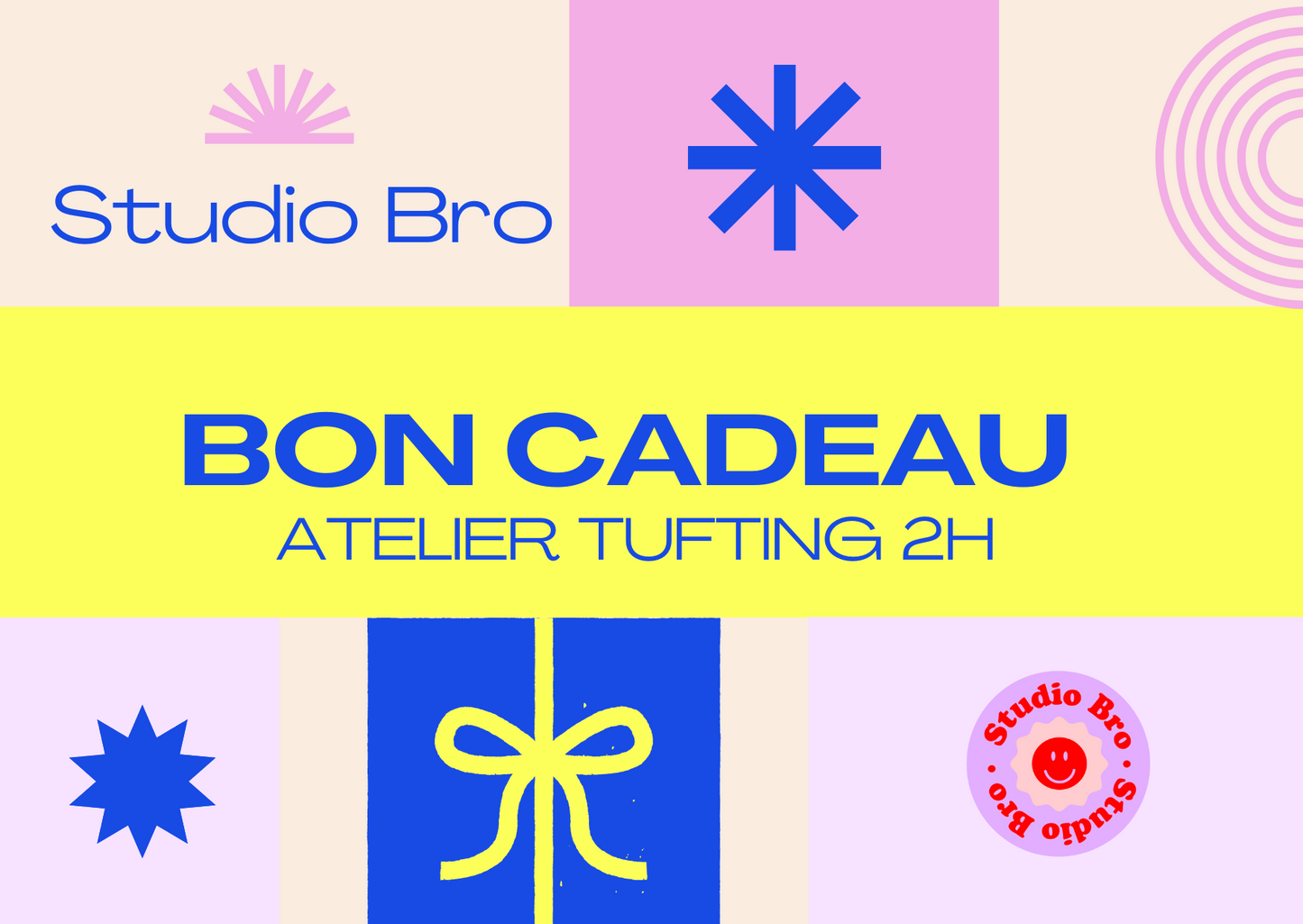 Bon cadeau atelier Tufting / Lyon 2h